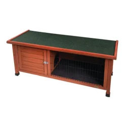 Allpet Wooden Rabbit Hutch Large Brown