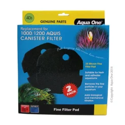 Aqua One Aquis 1000/1200 Fine Filter Pad 40s