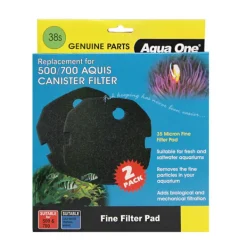 Aqua One Aquis 500/700 Fine Filter Pad 38s