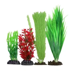 Aqua One Plastic Plant Mix 2 - 4/Pack #24232