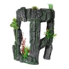 Aqua One Stone Arch with Plastic Plants Fish Tank Ornament Large