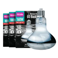 Arcadia Mercury Vapour D3 UV-A/B IR Basking Lamp