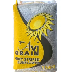 Avigrain Grey Striped Sunflower 15kg