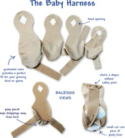 Baby Duck Diaper Harness (Set of 5)