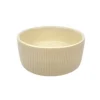 Barkley & Bella Ceramic Ripple Stone Dog Bowl