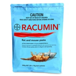 Bayer Racumin Paste 500g (50 x 10g Bait Sachets)