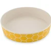 Beco Bamboo Cat Bowl Honeycomb