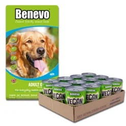 Benevo VEGAN Adult Original DOG Food 15kg + Benevo Duo VEGAN Food WET 354g x 12 (HALF CASE) COMBO