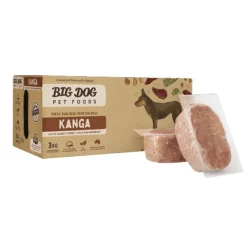 Big Dog Frozen Dog Food Single Protein KANGAROO 3kg - CLICK & COLLECT ONLY