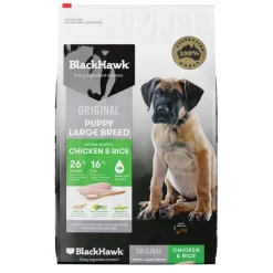 Black Hawk Original Puppy Large Breed Chicken & Rice 20kg