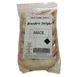 Breeders Delight Mice Frozen - CLICK & COLLECT ONLY