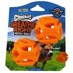 Chuckit! Breathe Right Fetch Ball Medium 2 Pack