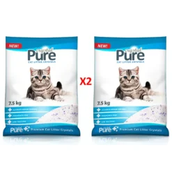 Crystal Pure Cat Litter Crystals 15kg (2 x 7.5kg Bags)
