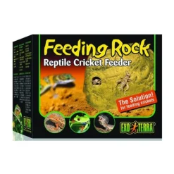Exo Terra Feeding Rock Reptile Cricket Feeder