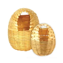 Finch Nest Hooded (Rattan)