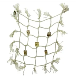 Green Parrot Bird Climbing Cargo Net (Square Shape)