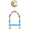 Green Parrot Bird Toy BEAD SWING SMALL
