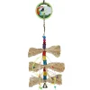 Green Parrot Bird Toy BUZZ FUZZ