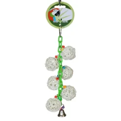 Green Parrot Bird Toy DANGLE BERRIES
