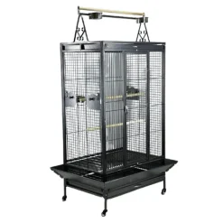Green Parrot Large Parrot Cage With Play Top PT8256