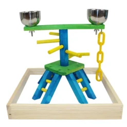 Green Parrot SMALL PARROT PLAY STAND