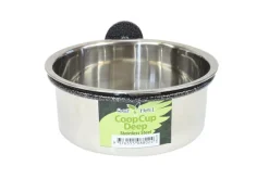 Green Parrot STAINLESS STEEL COOP CUP SHALLOW