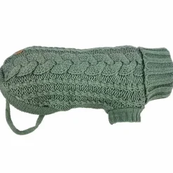 Huskimo French Knit Dog Jumper Eucalyptus