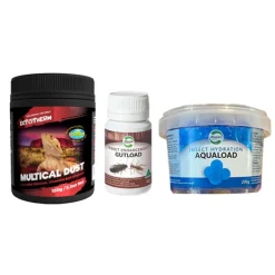 Insect Hydration & Enhancement Pack - Gutload, Aquaload, Calcium