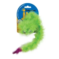 JW Cataction Squeaky Featherlite Catnip Boa 13" 33cm