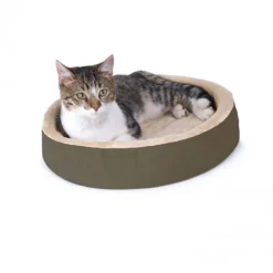 K & H Thermo Cuddle Up Indoor Pet Bed Mocha 40cm x 40cm