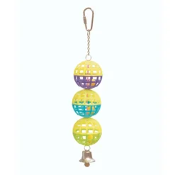 Kazoo Bird Triple Cage BALL with Bell