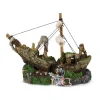 Kazoo Shipwreck with Treasure & Sail Small Ornament
