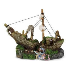 Kazoo Shipwreck with Treasure & Sail Small Ornament