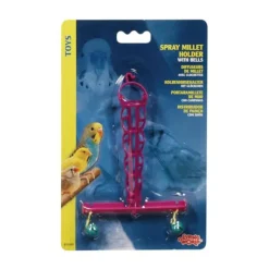 Living World Bird Spray Millet Holder with Bells