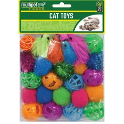 Multipet Cat Toy Value Pack 24pc