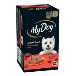 My Dog Classic Loaf Gourmet Beef 100g x 6 Trays Box