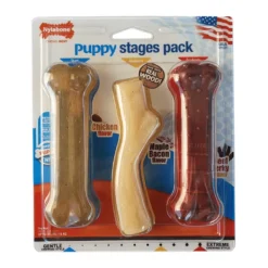 Nylabone Puppy Stages Kit Wolf 3 Pack
