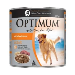 Optimum Adult Beef & Rice Wet Can
