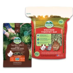 Oxbow GARDEN Select Adult Guinea Pig Food 1.81kg + Western Timothy Hay 1.13kg COMBO