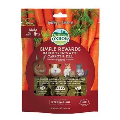 Oxbow Simple Rewards Baked Treats with Carrot & Dill 85g