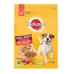 Pedigree Adult Small Breed Tender Bites with Beef & Vegies 2.5kg