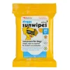 Petkin Doggy Sunwipes SPF 15 Dog Sunscreen Jumbo Size 20 Pack