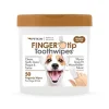Petkin Finger Tip Tooth Wipes Peanut Butter 50pk