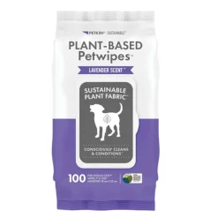 Petkin Plant Based Pet Wipes Lavender 100pk