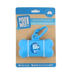 Poo Wee Biodegradable Waste Bags Dispenser & Roll 15pk