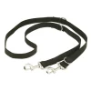 Prestige Flat Nylon Bench Leash Black 1" x 8' (244cm)