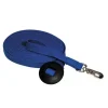 Prestige Flat Poly Cotton Dog Recall Lead 1" x 30' (9M) Blue