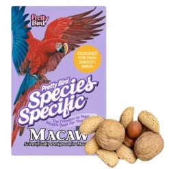 Pretty Bird Species Specific Macaw 9.08kg + Mixed Nuts in Shells 5kg COMBO