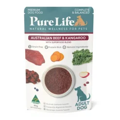 Pure Life Beef & Kangaroo Adult Dog Pouch