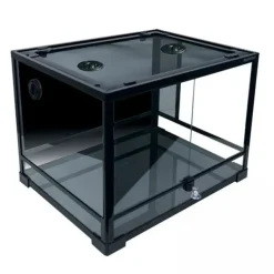 Reptile One RTF 600H Glass Hinged Doors Terrarium 60x45x45H - CLICK & COLLECT ONLY